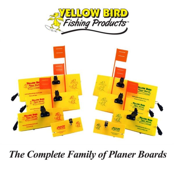 Extra Large Yellow Bird Port Side Planer Board (700P)