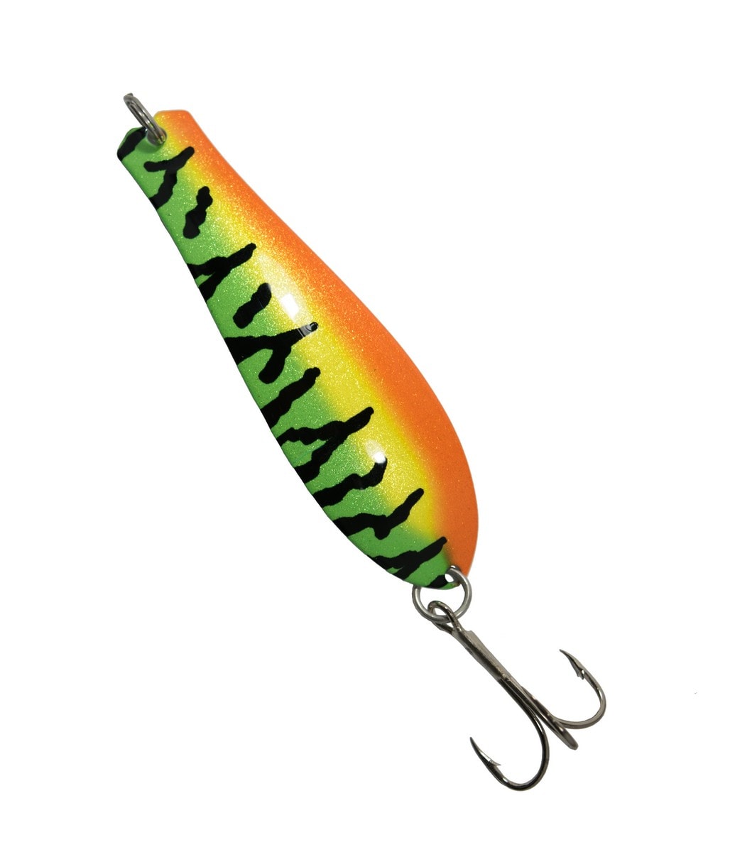 Doctor Spoon in (115) Fire Tiger - Yellow Bird Fishing Products