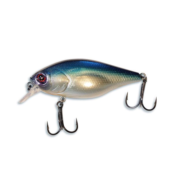 Legion Lure Short Bill Crank Bait in (CF70S-MG-572) Blue Steel - Yellow  Bird Fishing Products