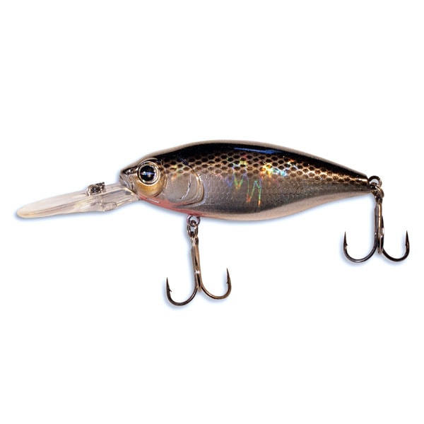 Legion Lure Long Bill Crank Bait in (CF75M-MS-921) Graphite Warrior -  Yellow Bird Fishing Products