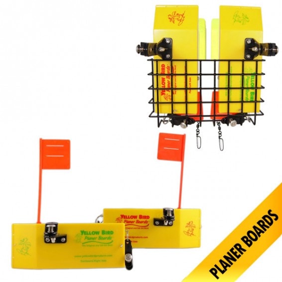 Yellow Bird Medium Planer Board Package Deal Yellow Bird Fishing Products
