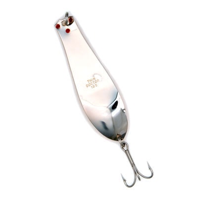 Thin Doctor Spoon in (101) Nickel - Yellow Bird Fishing Products