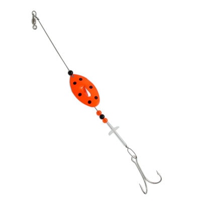 June Bug Strip-On Rig in (314) Orange Lady Bug - Yellow Bird Fishing  Products