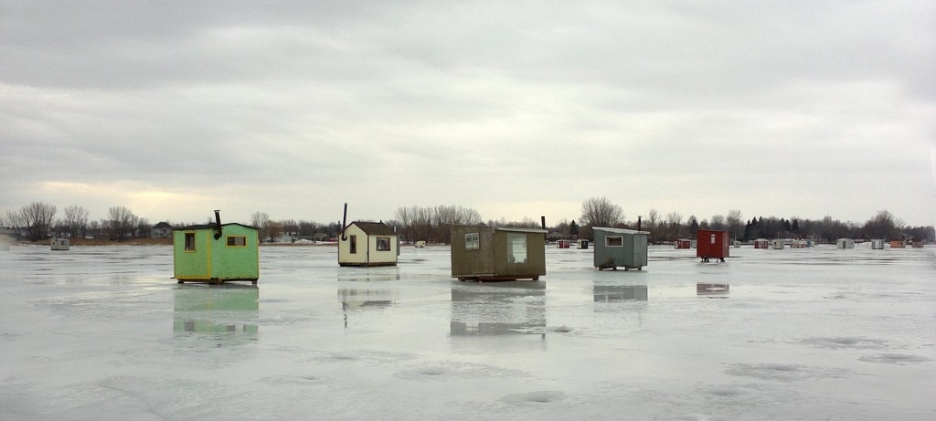 ice fishing