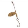 Single Blade Prescott Spinner Panfish Rig in (102) Gold