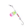 Single Blade Prescott Spinner Panfish Rig in (221) Lazerglow / Rainbow