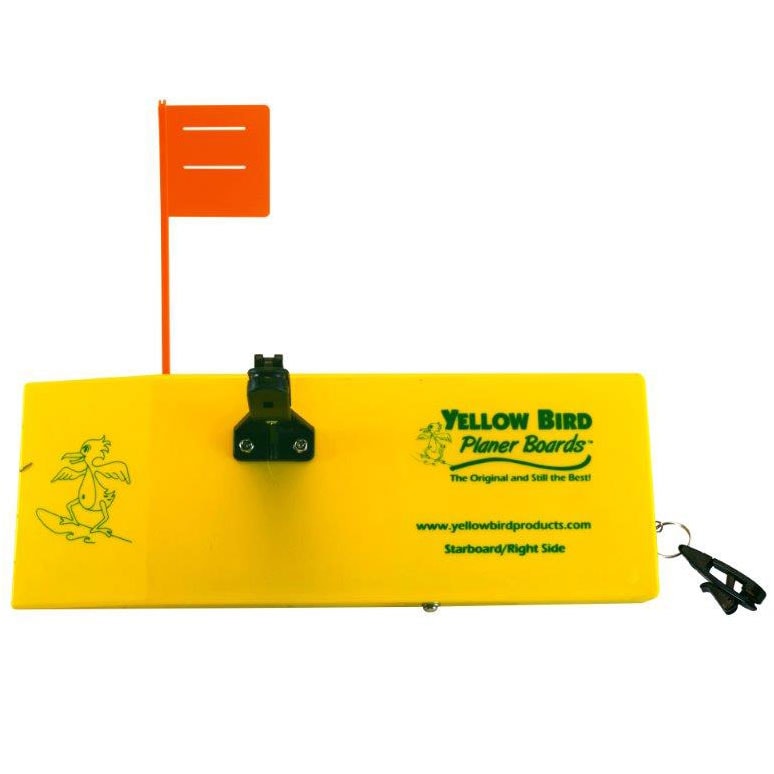 Extra Large Yellow Bird Starboard Side Planer Board (700S) 12 inches