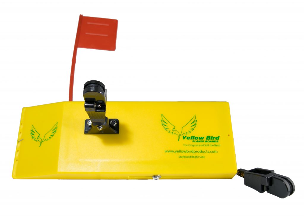 Large Yellow Bird Starboard Side Planer Board (600S) 10 inches