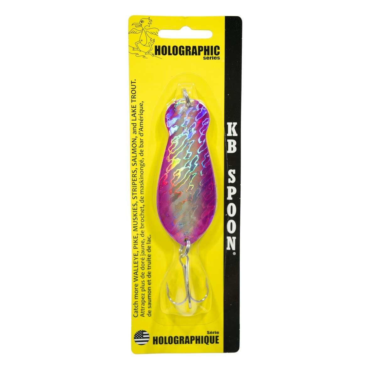 KB Spoon Holographic Series in (310) Pink Lady - Yellow Bird