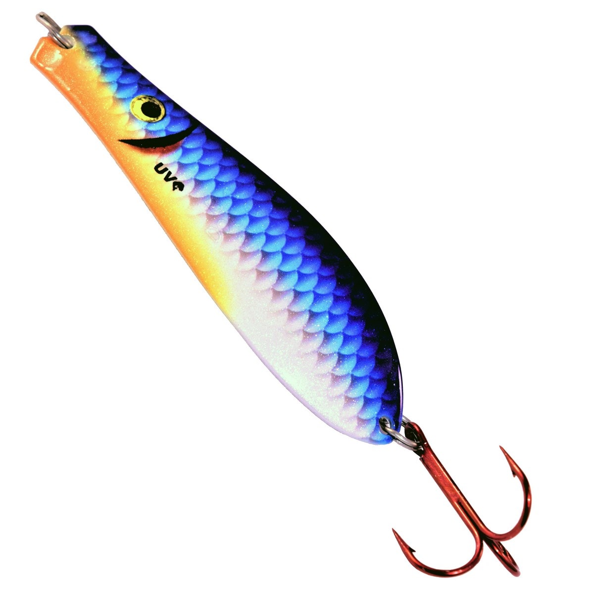 Ultra Violet Doctor Spoon in (570) Tropical Breeze - Yellow Bird Fishing  Products