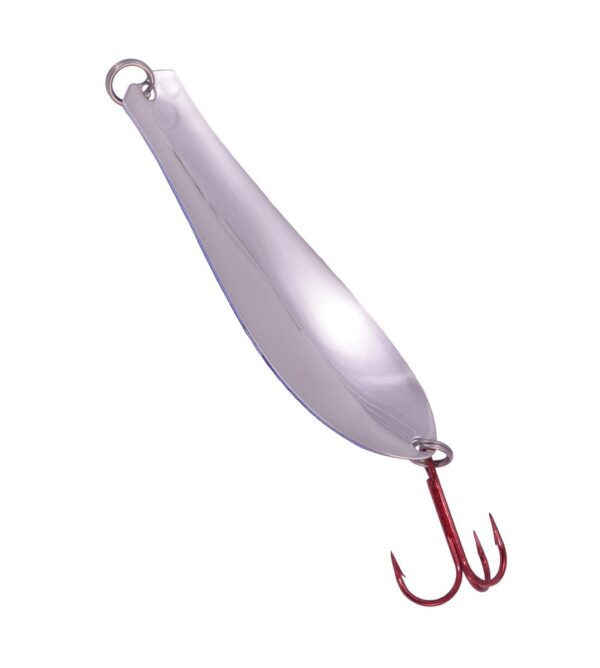 Premium Doctor Spoon with Red LazerSharp Hooks in (PM401) Hammered Nickel - Image 2