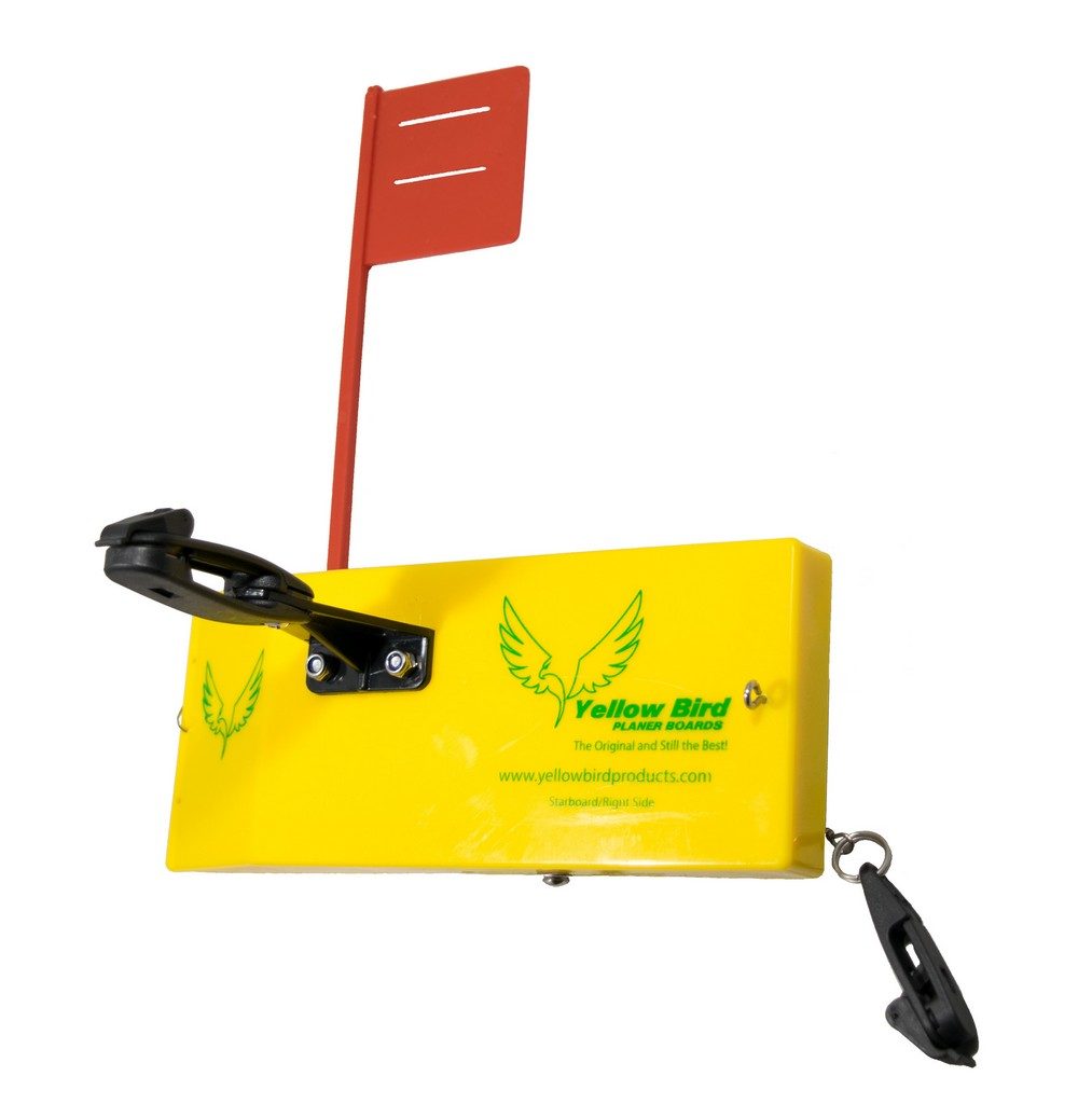 Yellow Bird Fishing Products 2 Pack Planer Boards Kits Availible in 4 Sizes in Both Starboard/Port Side 