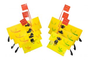 Yellow Bird 100S Medium Starboard Side Planer Board, Tattle Flag