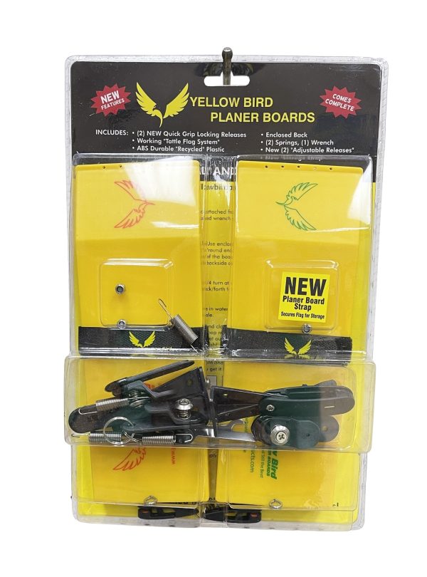 2-ProPack (600S/600P) Yellow Bird Large 10"- Starboard/Port - Planer Board Pair