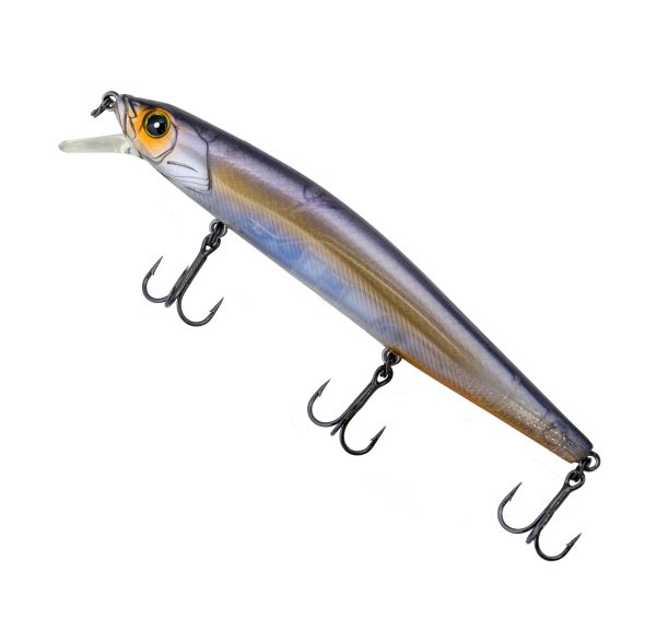 Legion Lure Short Bill Large Minnow Jerk Bait in (SP115S-GP-732) Purple Demon