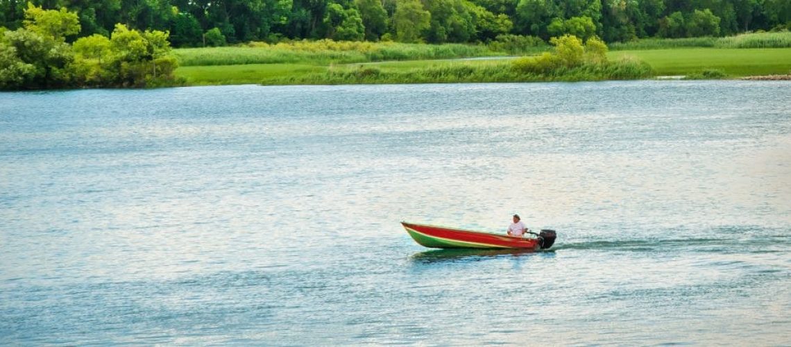 Pleasure Boating on the south Detroit River